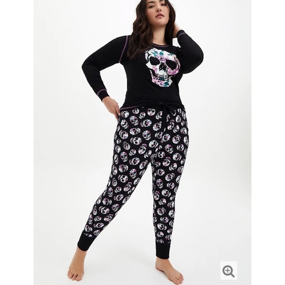 torrid Other - NWT TORRID Floral Skull Sleep Jogger